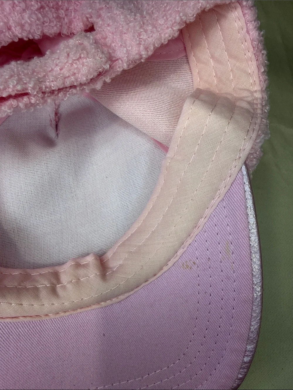 Capelli of New York Pink Fuzzy Hat with Cat Ear Detail